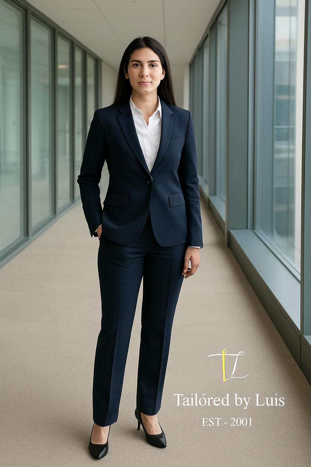 Bangkok bespoke tailor for women creating a custom power suit