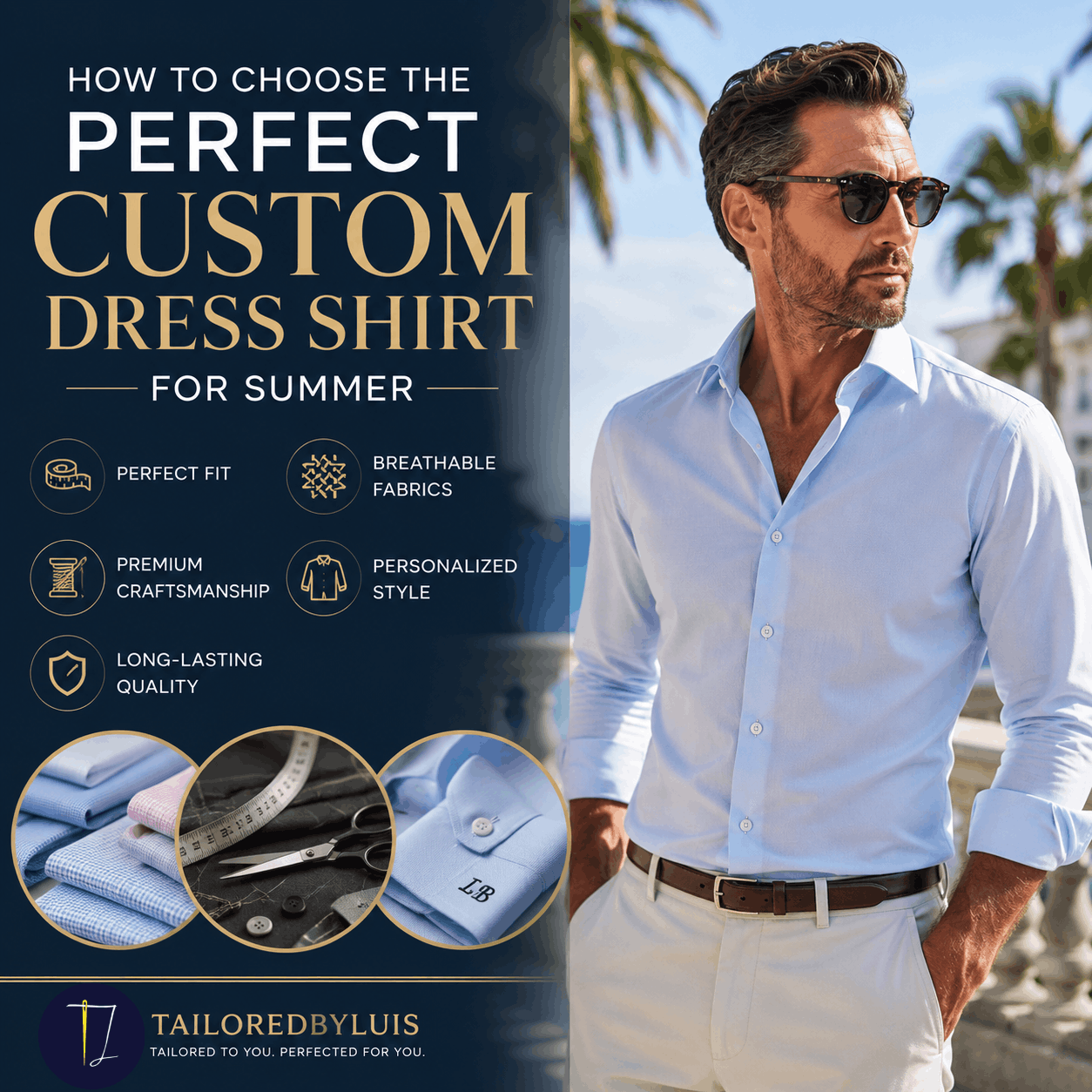 How to Choose the Perfect Custom Dress Shirt for Summer